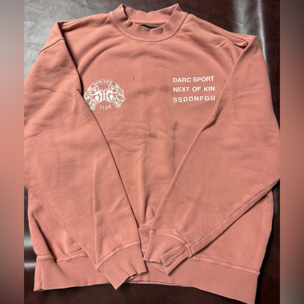 Darc Sport Rust Sweatshirt with Graphic Print